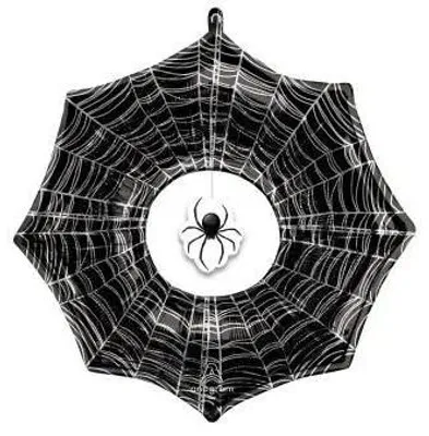 Produktbild von Folienballon SuperShape Creepx Spider Web 83 x 81 cm – Amscan
