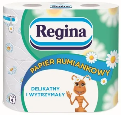 Obrázok produktu pre Toaletný papier Regina s rumiankom, 4 rolky