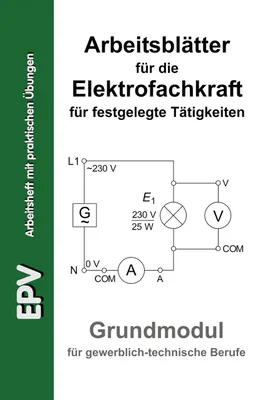 Zdjęcie produktu dla Arbeitsblätter für die Elektrofachkraft für festgelegte Tätigkeiten