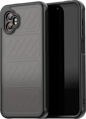 Image de Etui pour Samsung Galaxy XCover7 Pro, dos mat translucide avec protection de l'appareil photo, étui de protection antichoc Noir