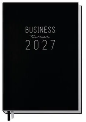 Produktbild von Häfft Business-Timer Wochenkalender 2027 A5 Flexocover mit Fadenheftung und 2 Lesebändchen