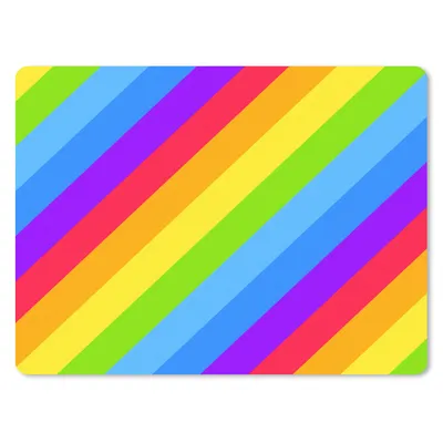 Produktbild von MuchoWow® Mauspad Mousepad Regenbogen - Muster - Stolz 23x19 cm - Mousepads - Maus Mat - Pad - Mausunterlage - Schreibtischunterlage - Mauspad