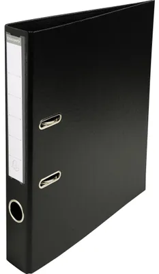Produktbild von Exacompta 10x Ordner Prem'Touch PVC Rücken 50mm 32x29cm A4 Maxi Schwarz 53541E