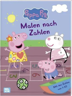 Zdjęcie produktu dla Peppa Wutz Mitmachbuch: Malen nach Zahlen