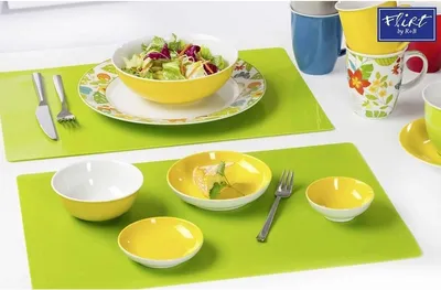 Produktbild von Ritzenhoff und Breker Serie Doppio sonnengelb Schale flach 8cm