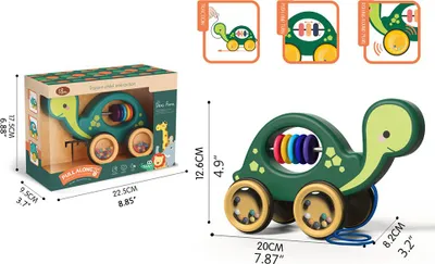 Immagine prodotto di I bambini trascinano i giocattoli, simpatici giocattoli a forma di animali, regalo di compleanno per bambini e bambine
