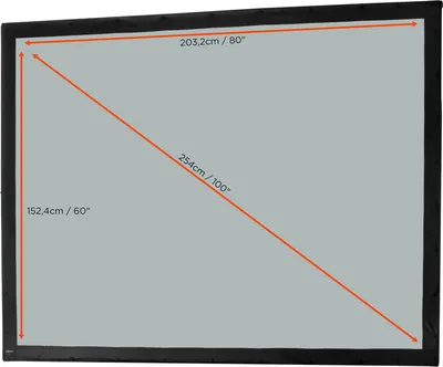Produktbild von celexon Mobile Expert Folding Frame Screen - Leinwand - 254 cm (100 Zoll)