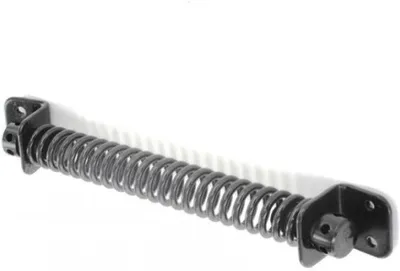 Productafbeelding van Poortveer - Veer met schroeven - Deur sluiting - Automatische terugslag - 250 mm - Zwart