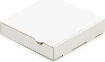 Produktbild von 200 Pizzakartons 220 x 220 x 40 mm Pizzaschachteln Blanko Verpackungen weiß