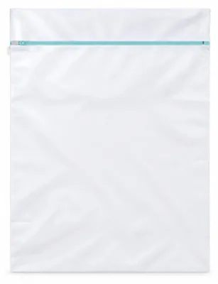 Productafbeelding van Grote waszak met rits, 110 x 90 cm, wit
