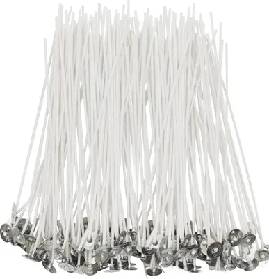 Produktbild von kerzendochte für Kerzen, kerzendocht 15cm,dochte für Kerzen 200 Stück Candle Wick für Kerzen selber Machen Candle DIY (15cm/6in)