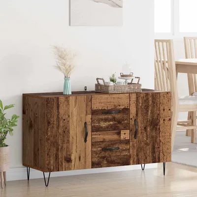 Obrázek produktu pro vidaXL Příborník se zásuvkami z regenerovaného dřeva 100 x 36 x 60 cm materiál na bázi dřeva