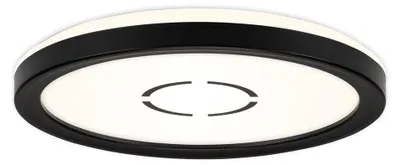 Immagine prodotto di BRILONER FREE Plafoniera LED, effetto retroilluminato, design piatto, luce bianca neutra, nero, 19 x 2,8 cm