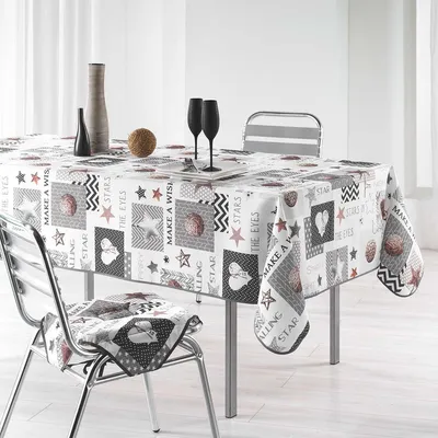 Tischdecke Polyester Starly 300x150x300 cm weiß