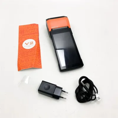Produktbild von Sunmi V2 Android 7.1 tragbares mobiles Kassenterminalsystem 4G mit 58 mm Thermodrucker, Android PDA-Lautsprecher Thermodrucker 4G WiFi-Kamerascanner 1D / 2D SIM-Karte