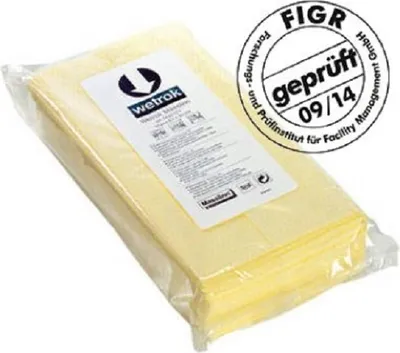 Produktbild von Wetrok Masslinn Staubbindetuch Gelb ölimprägniert : 61x57 cm Größe: 61x57 cm
