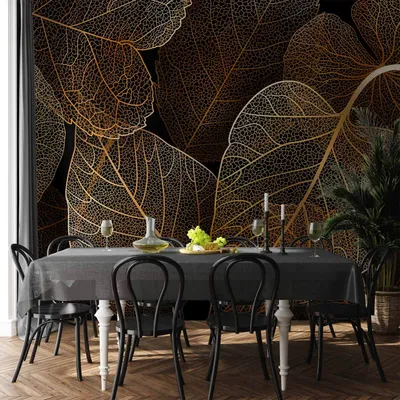 Produktbild von Vlies Fototapete - Nature in My Home - First Variant 400x280 cm Blätter b-C-10043-a-a