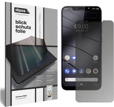 Produktbild von Blickschutzfolie für Gigaset GS195 matt Schutzfolie Folie Display Schutz dipos