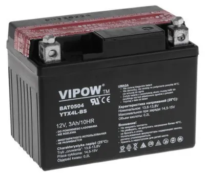 Obrázek produktu pro Baterie Moto, 12 V, 3 Ah