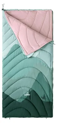 Produktbild von NOMAD® Bronco Junior Kinderschlafsack Waldgrün Weiches Baumwollfutter Inkl. Hülle