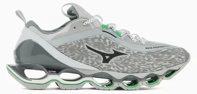 Obrázok produktu pre Tenisky Mizuno pre mužov, model D1GA2613, Wave Prophecy 13.2, farba: svetlosivá/čierna/živá zelená