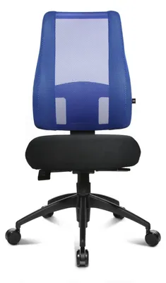 Produktbild von Topstar 534297 Bürostuhl Lady Sitness® Deluxe, LT20B0W506 Stoff blau, Gestell schwarz