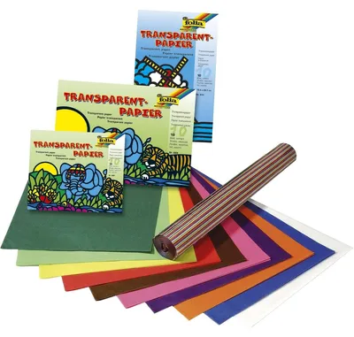 Image de Folia 800 Papier transparent cahier 14 x 20 cm 42 g/qm 10 feuilles(T)