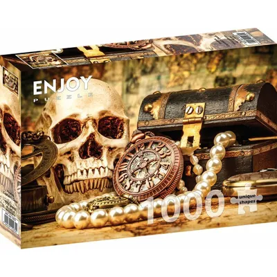 Produktbild von ENJOY Puzzle Piratenkapitänstisch 1000 Teile