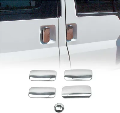 Obrázek produktu pro Kliky dveří Kliky dveří pro Ford Transit 2000-2014 dvoudveřové 4dveřové chromované 5x
