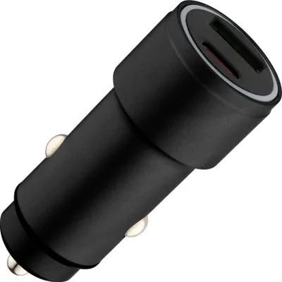Immagine prodotto di QUALO caricatore per auto in alluminio USB-C USB-A 38W QLS-AC-38
