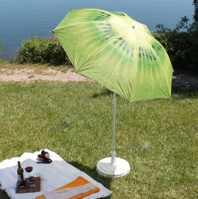Produktbild von Sonnenschirm 064 Kiwi 1,6 m, höhe 1,9 m Strandschirm