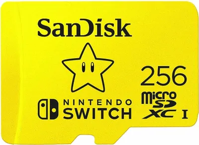 Obrázok produktu pre SanDisk Nintendo Switch - Pamäťová karta Flash - 256 GB - Video Class V30 / UHS-I U3 - microSDXC UHS-I - pre Nintendo Switch
