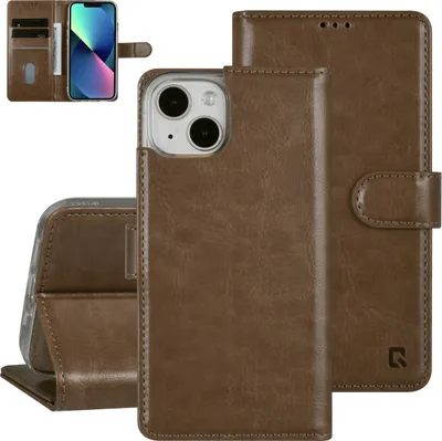 Produktbild von UNIQ Accessory iPhone 13 & 14 Booktype Case - Card holder for 3 cards - Magnetic closure - Gold