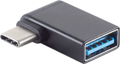 Produktbild von Adapter, USB-Typ C-Stecker 3.0 / USB-A Buchse, 90°