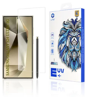 Obrázek produktu pro Lito – 3D UV ochranné sklo – Samsung Galaxy S24 Ultra – průhledné