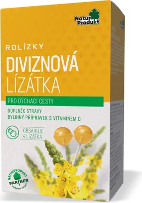 Obrázek produktu pro Naturprodukt Rolízky diviznová lízátka 4 ks