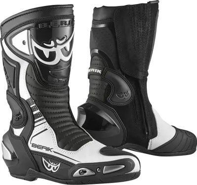Zdjęcie produktu dla Buty motocyklowe Berik Race-X EVO, czarny/biały, 47