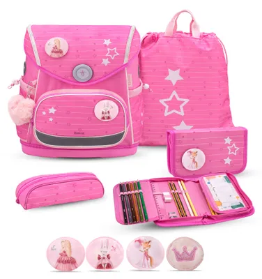 Produktbild von Belmil Premium Compact Plus Schulranzenset 5-teilig - "Candy"