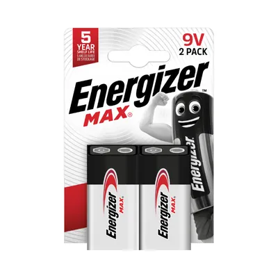Obrázek produktu pro Baterie Energizer MAX 9V 2 ks