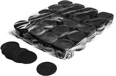 Produktbild von Magic FX Slowfall Konfetti Rund Ø 55mm - Schwarz 1kg