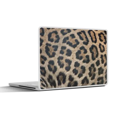Produktbild von MuchoWow® Laptop Aufkleber Sticker Cover Leopardenmuster 25x18 cm - Laptop-Deko