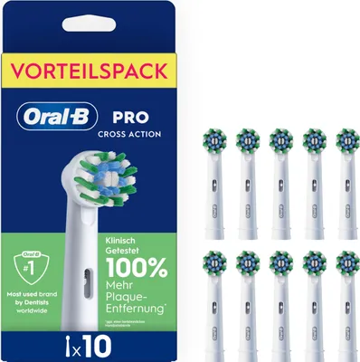 Produktbild von Oral-B Aufsteckbürsten Pro CrossAction 10er