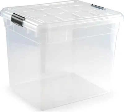 Produktbild von PlasticForte Aufbewahrungsbox - mit Deckel - 35 Liter - 42 x 36 x 35 cm