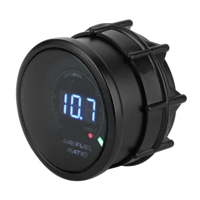 Zdjęcie produktu dla 2 w 1 12 V wskaźnik stosunku powietrza do paliwa i woltomierz z cyfrowym wyświetlaczem LED, wysoka dokładność, uniwersalny do samochodów