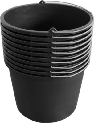 Produktbild von ViD® 10 Stück Mörteleimer/Betoneimer 12 Liter | Ø30 x 23 cm