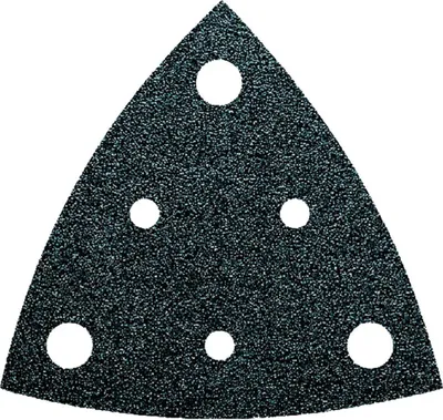 Produktbild von FEIN Schleifblätter, gelocht, Kantenlänge 80 mm, Korn 60, 50 Stk.