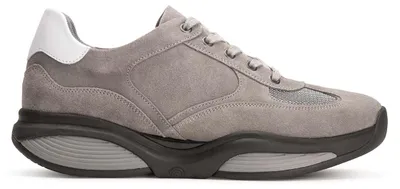 Immagine prodotto di Xsensible SWX12 scarpa bassa da uomo, grigio, pelle, larghezza HX, NUOVO - scarpe da ginnastica / scarpe stringate da uomo, grigio, pelle/tessuto (pelle elasticizzata)