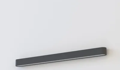 Zdjęcie produktu dla Kinkiet lampa ścienna LED Nowodvorski SOFT WALL 7534 aluminium, grafit