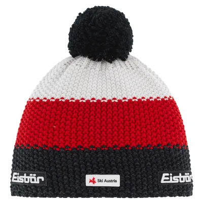 Produktbild von Eisbär Mütze Star Pompon MÜ SKA 33140 one size : one size : schwarzmeliert-ardea-white Farbe: schwarzmeliert-ardea-white Größe: one size