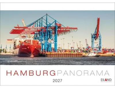 Produktbild von Hamburg Panorama-Postkartenkalender 2027